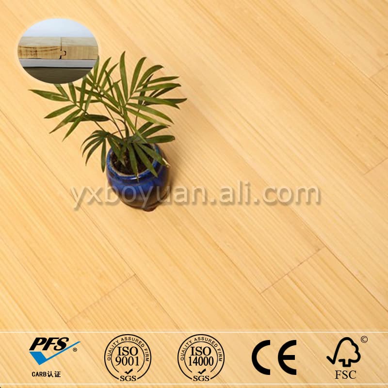 renewable verticle T_G solid bamboo flooring